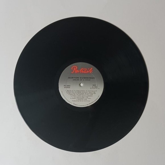 Vintage Burton Cummings Dream Of A Child vinyl record, 1978 first pressing - Picture 8 of 8